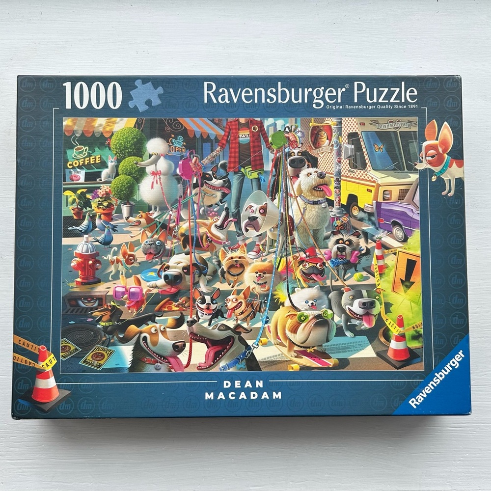 Ravensburger Dean Macadam The Dog Walker 1000 piece puzzle